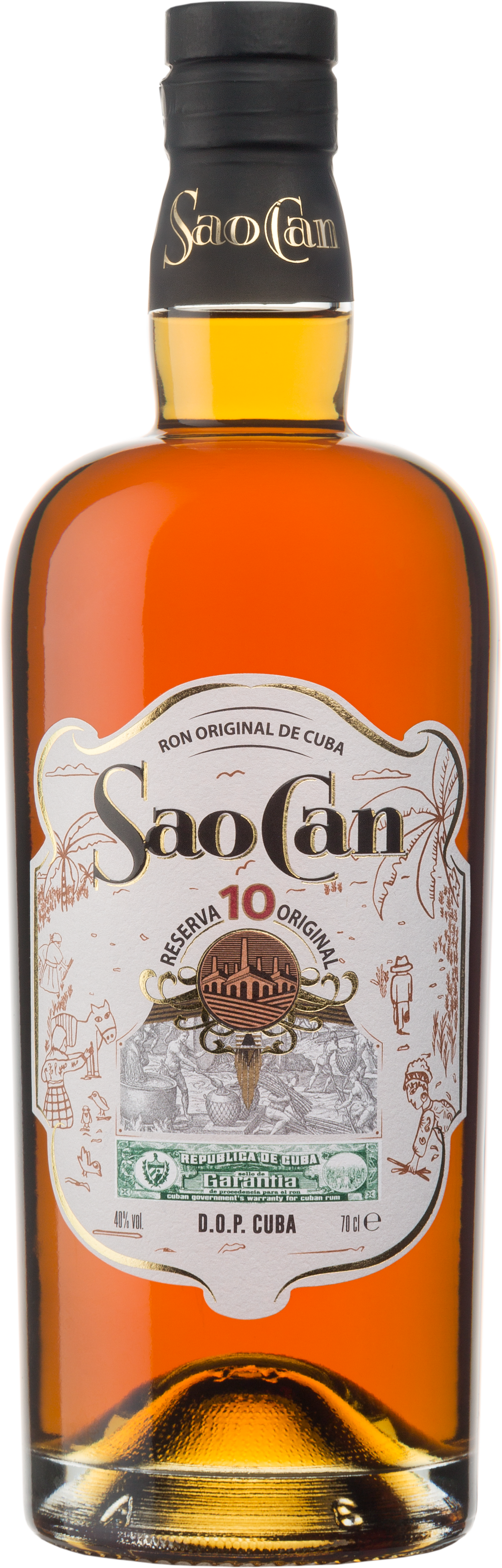 Sao Can Rum de Cuba Reserva 10 Jahre - 0,7l - 40% vol.