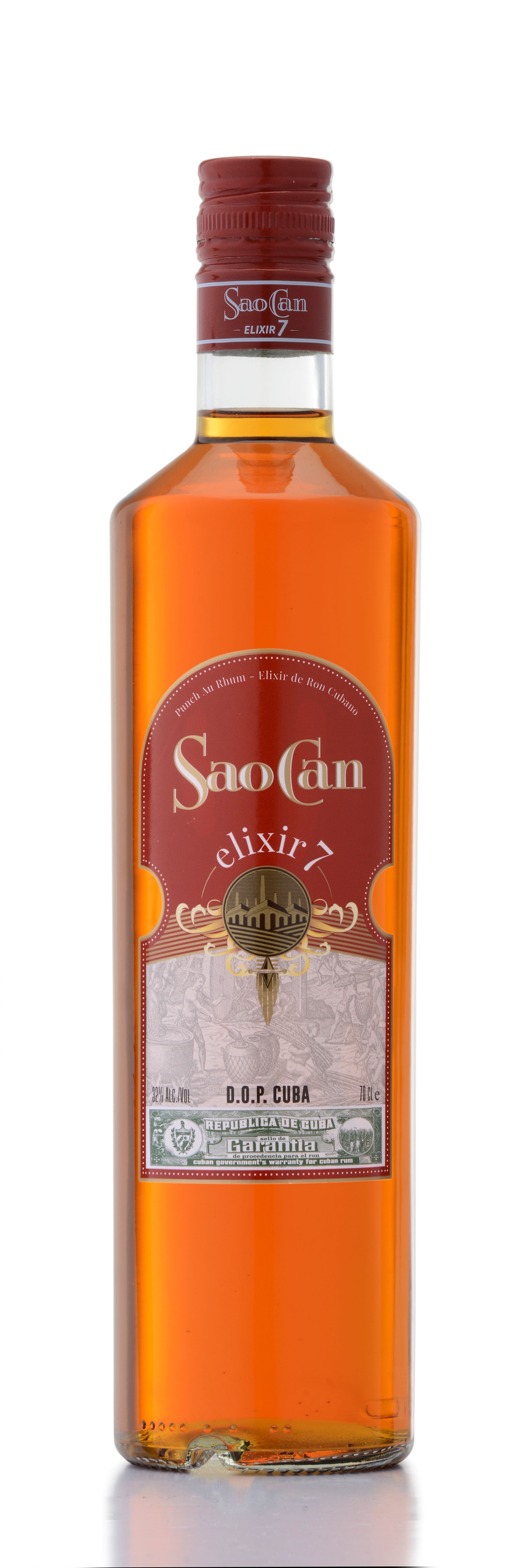 Sao Can "Punch de Rum" Elixir 7 Jahre - Kuba - 0,7l - 32% vol.