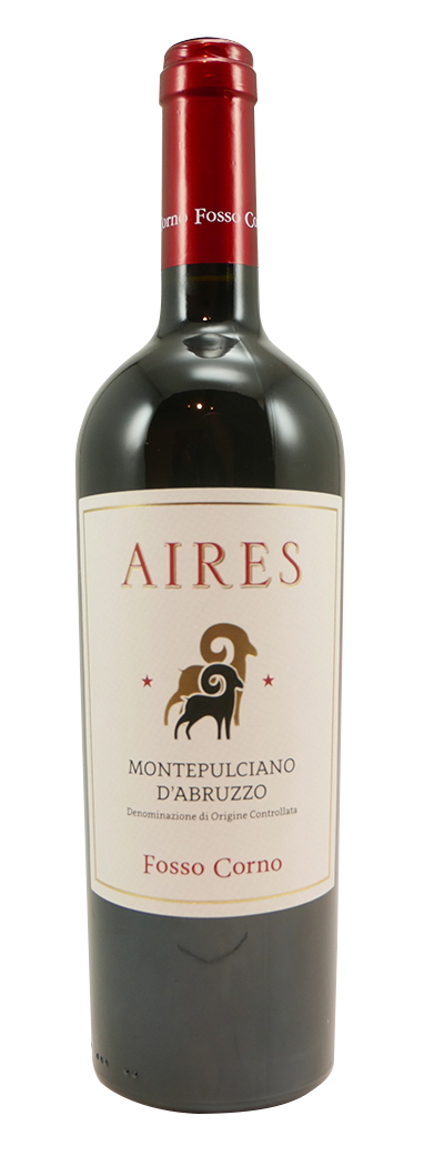 Aires Montepulciano D´Abruzzo - Fosso Corno - Rotwein trocken - 0,75l - 13% vol.