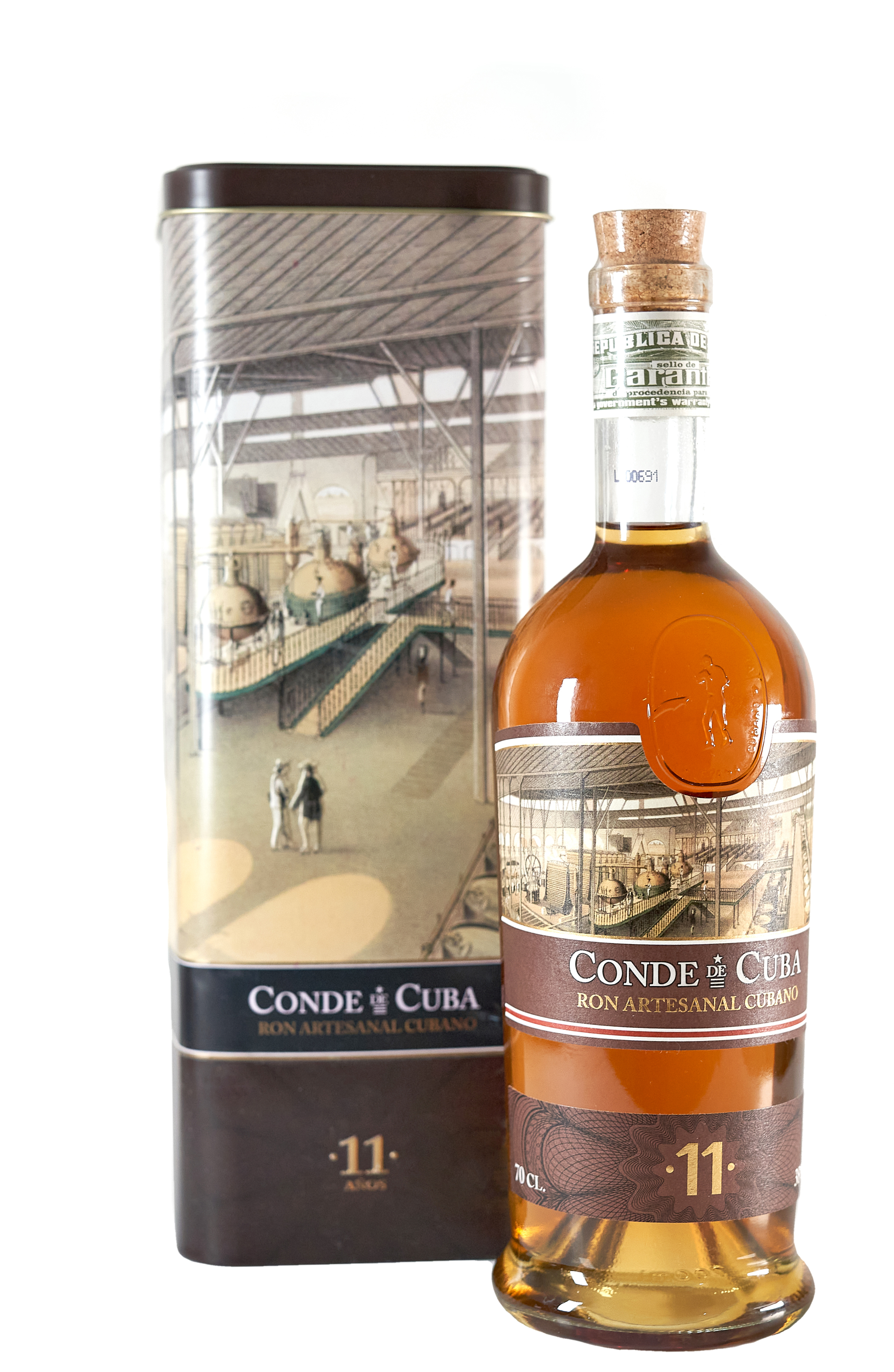Conde de Cuba Rum 11 Jahre - Kuba - 0,7l - 38% vol